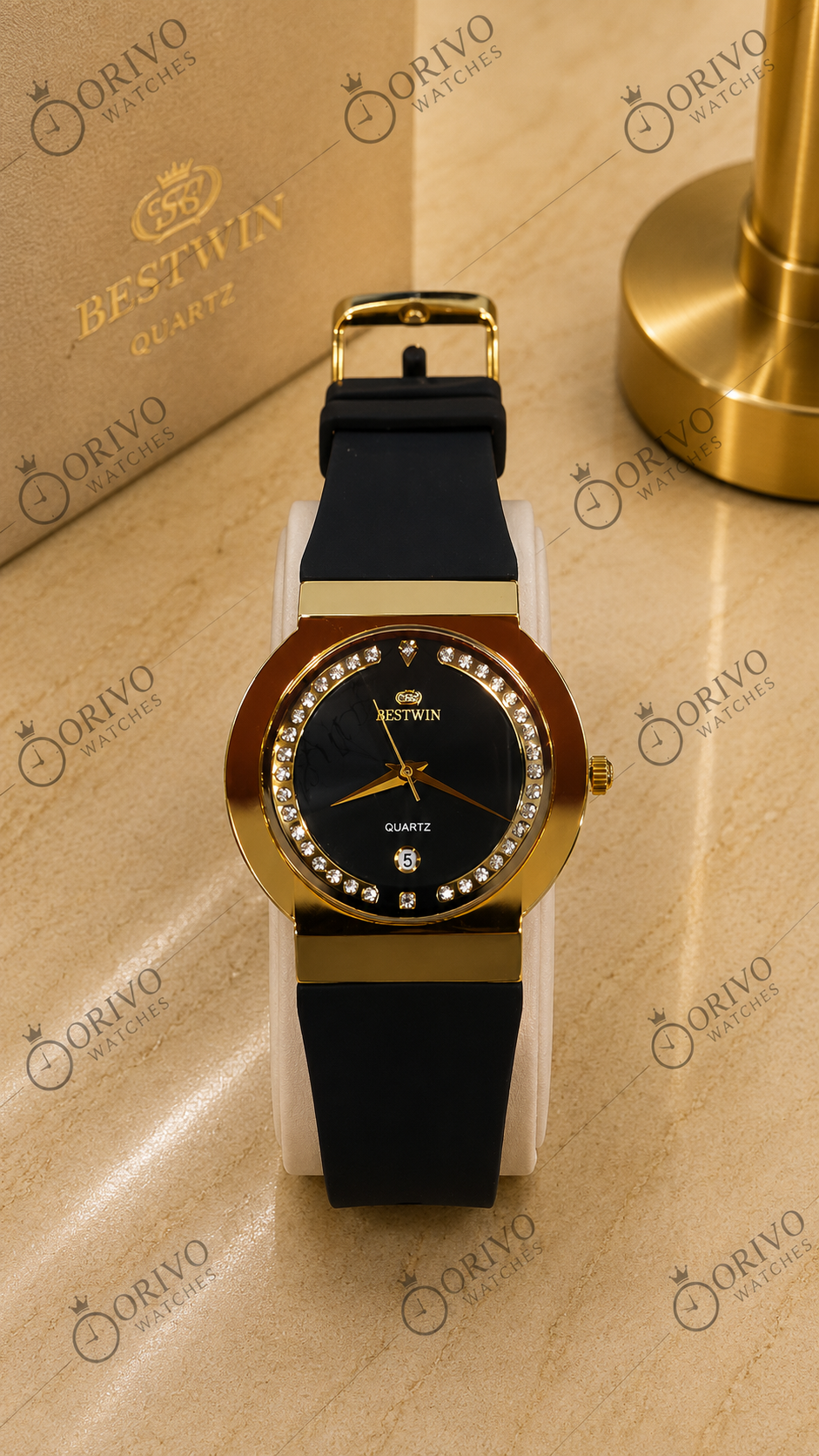 Orivo Luxury Pvc Strap Wrist Watches (BESTWIN)
