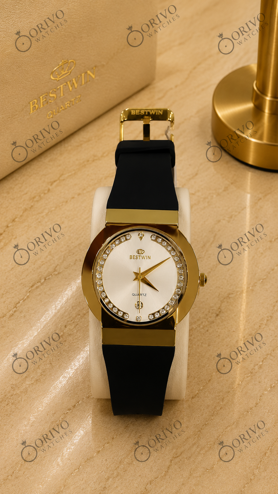 Orivo Luxury Pvc Strap Wrist Watches (BESTWIN)